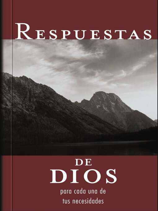 Cover image for Respuestas de Dios para cada una de tus necesidades